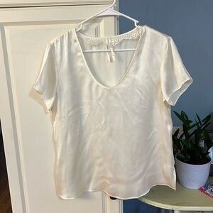 Anthropology silk blouse